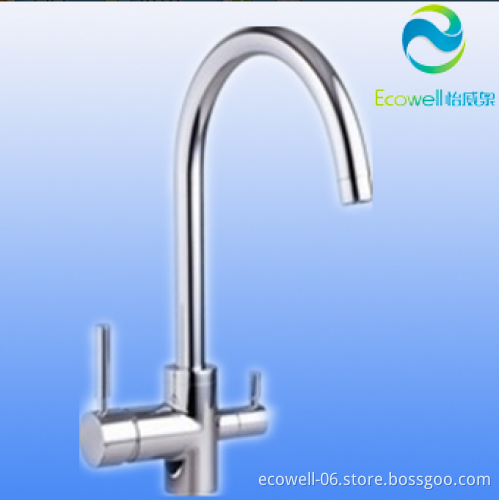 Hot Sell Big Bend RO Double Handles Water Faucet